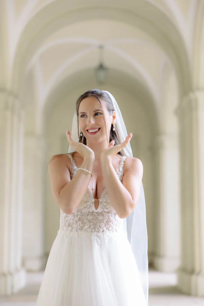 Braut im ludwigsburger Schloss